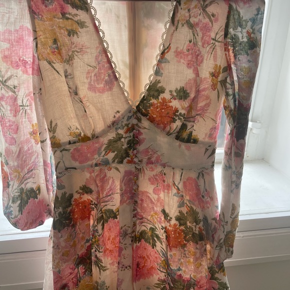 Zimmermann Heathers Floral Playsuit Size AUS 0 - Picture 6 of 7